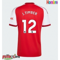 Camiseta Arsenal Jurrien Timber #12 Primera Equipación 2026-27 manga corta